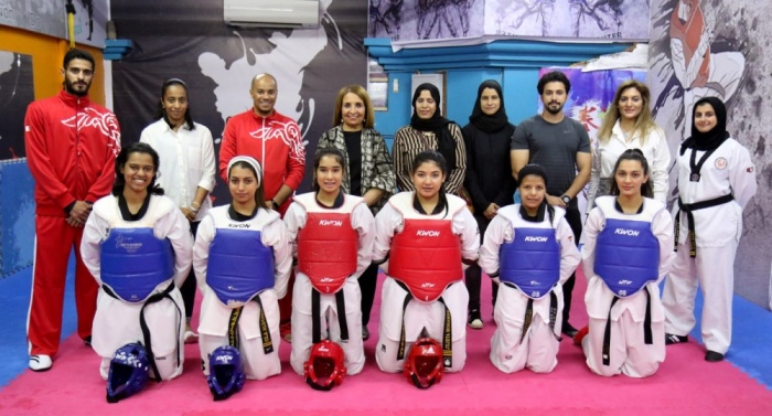 حياة بنت عبدالعزيز تطلع على تحضيرات "سيدات التايكوندو" لرياضة المرأة الخليجية