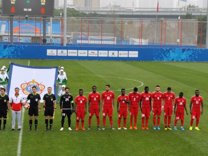 منتخب البحرين العسكري للقدم يتغلب على البرازيل في "العالمية العسكرية" بالصين