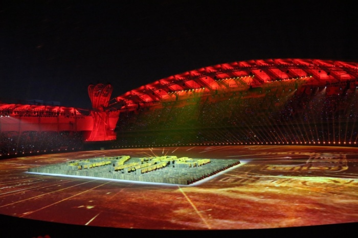 بعثة المنتخبات العسكرية لقوة الدفاع تشارك في حفل افتتاح دورة الألعاب الرياضية بالصين