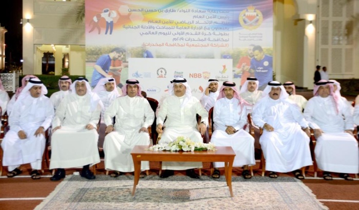 رئيس الأمن العام يشهد ختام بطولة كرة القدم لليوم العالمي لمكافحة المخدرات