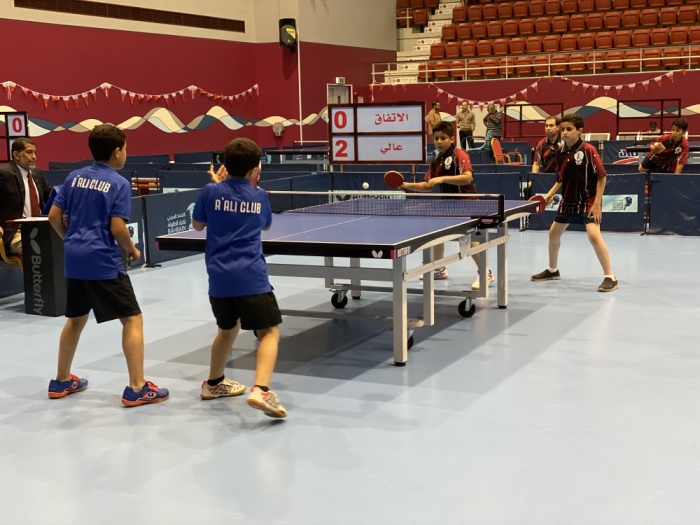 فوز عالي والبحرين على البديع والاتفاق في دوري الناشئين لكرة الطاولة