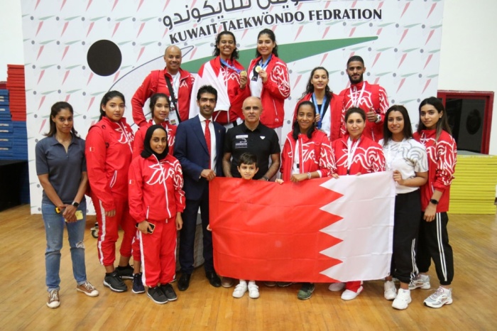 6 ذهبيات للتايكوندو البحريني في "خليجية المرأة"