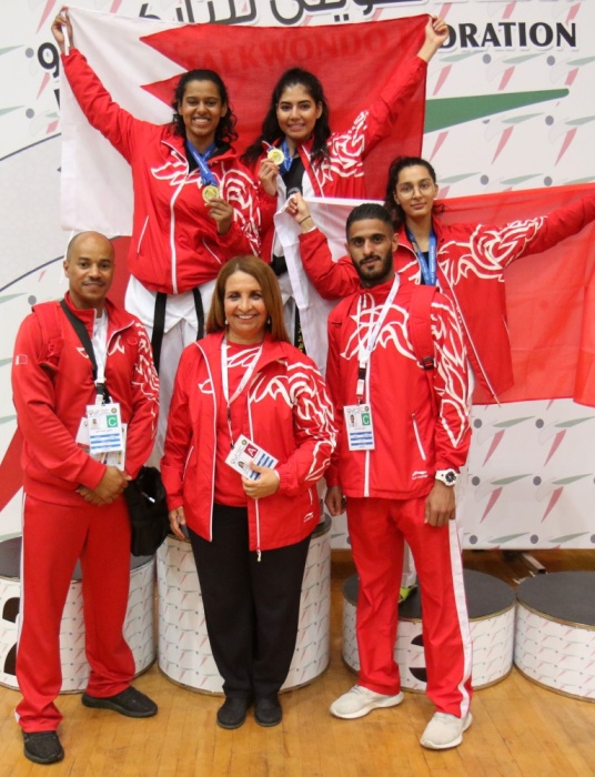 6 ذهبيات للتايكوندو البحريني في "خليجية المرأة"