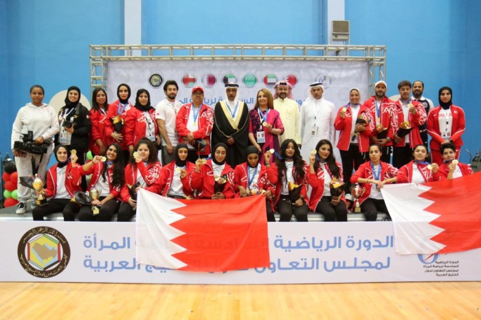 البحرين تتوج بلقب الدورة السادسة لرياضة المرأة الخليجية