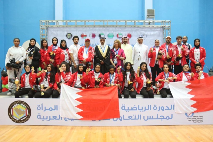 البحرين تتوج بلقب الدورة السادسة لرياضة المرأة الخليجية