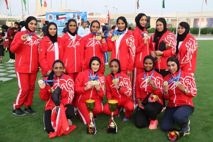 البحرين تتوج بلقب الدورة السادسة لرياضة المرأة الخليجية