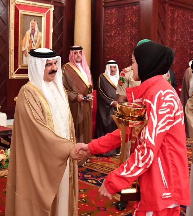 الملك: أبناء البحرين اعتلوا منصات التتويج بروح الإصرار والعزيمة