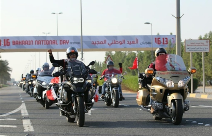 "البحرين للدراجات النارية" ينظم مسيرة خاصة بالعيد الوطني
