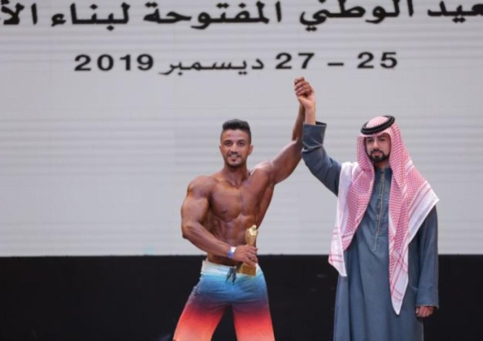 الغانم يتوج الفائزين بلقب بطولة العيد الوطني لبناء الأجسام
