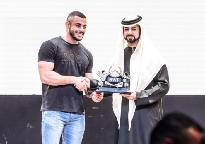 الغانم يتوج الفائزين بلقب بطولة العيد الوطني لبناء الأجسام