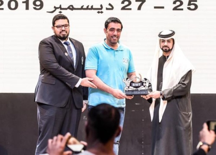 الغانم يتوج الفائزين بلقب بطولة العيد الوطني لبناء الأجسام