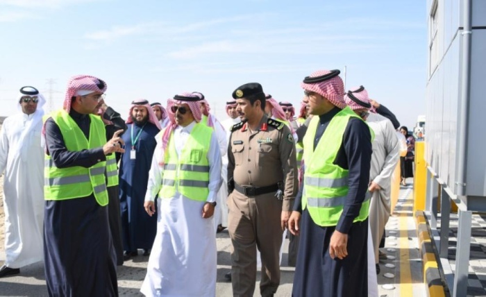 نظام إلكتروني لحجز مواعيد الشاحنات بـ"الجسر" في الجانب السعودي