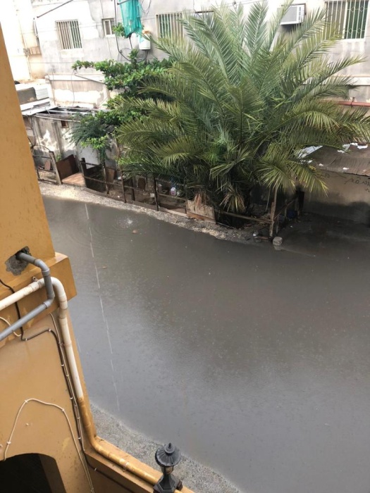 الأمطار تغرق مناطق البحرين