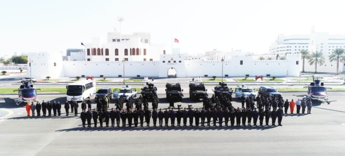 مساعد رئيس الأمن العام للعمليات يتفقد القوات والآليات المشاركة بـ"أمن الخليج العربي 2"