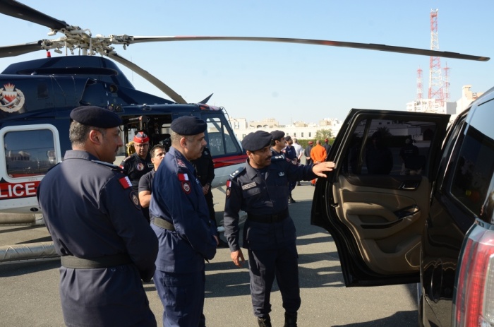 مساعد رئيس الأمن العام للعمليات يتفقد القوات والآليات المشاركة بـ"أمن الخليج العربي 2"