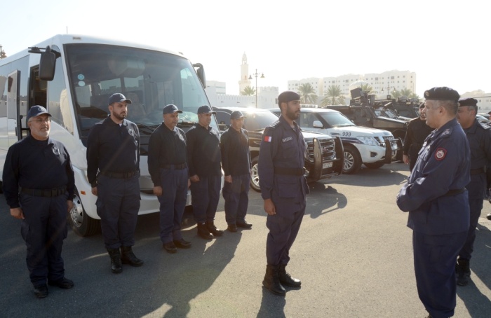 مساعد رئيس الأمن العام للعمليات يتفقد القوات والآليات المشاركة بـ"أمن الخليج العربي 2"