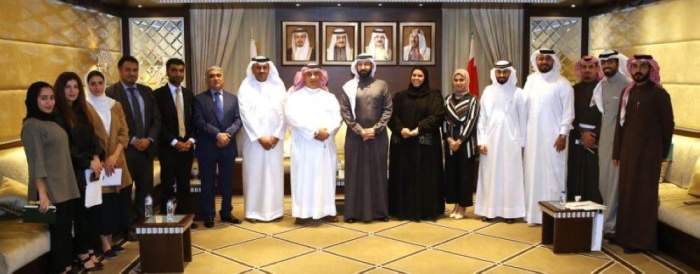 المؤيد يبحث ومدير عام "بيبا" فتح آفاق للتعاون في المجالات التدريبية والتعليمية