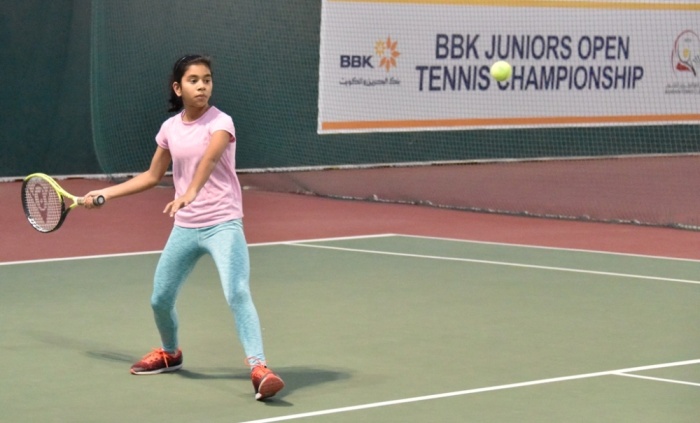 السبت فردي الآنسات في بطولة BBK  للناشئين بنادي البحرين للتنس