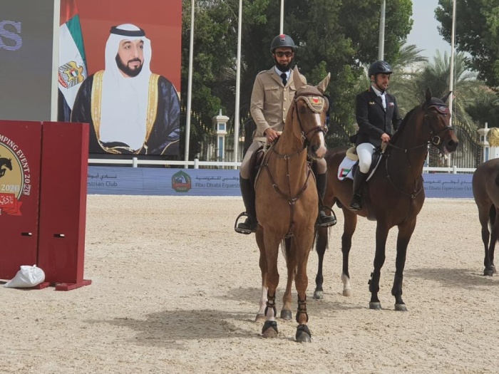 خالد الخاطري ثانياً في بطولة كأس رئيس دولة الإمارات لقفز الحواجز