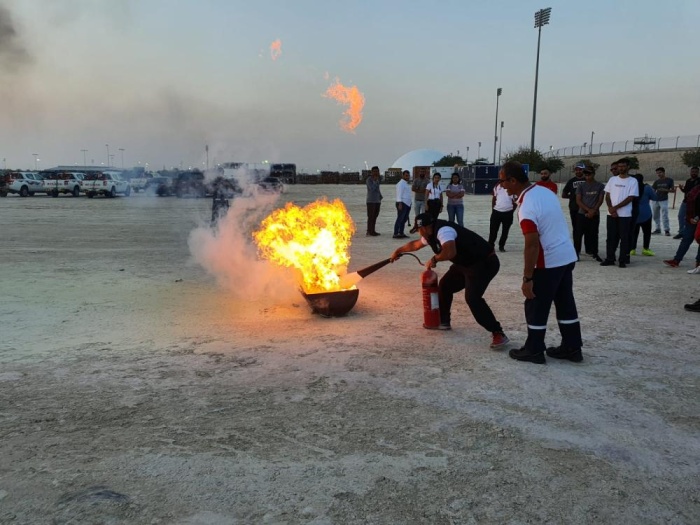 دورة تدريبية مكثفة لفرق الحريق والريكفري استعداداً لـ"فورمولا1"