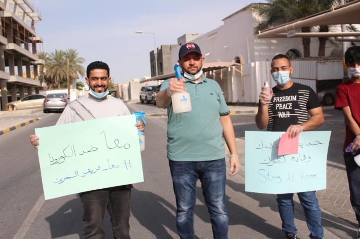 بالصور.. حملة شبابية لتعقيم المساجد والحدائق والأسواق بـ "الجنوبية"