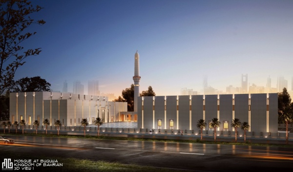 الهاجري يضع حجر أساس جامع فاطمة بنت أحمد أجور بـ "بوقوة"