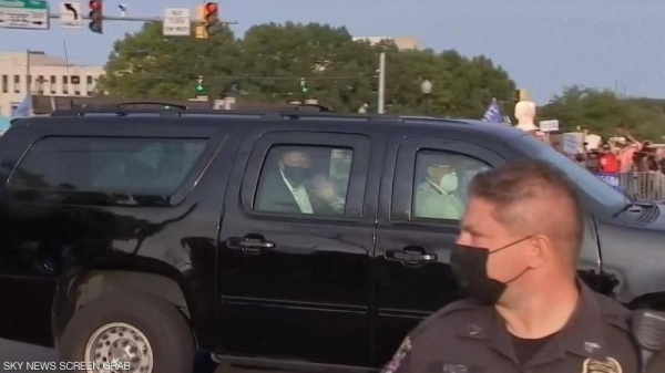 ترامب يفاجئ الجميع.. ويغادر المستشفى "دون تحديد وجهته"