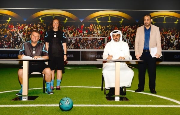 مجمع دلمونيا يفتتح مركز "Funscape Sports Zone" ويُعلن تعاونه مع أكاديمية "تيكرز" وتطبيق "ملاعب"