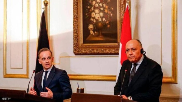 مصر وألمانيا تؤكدان على رفض التدخلات في شؤون ليبيا