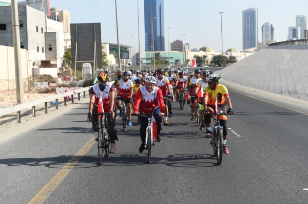 "العاصمة" و"الشمالية" تنظمان مسيرة دراجات هوائية من قلعة البحرين إلى بيت الجسرة