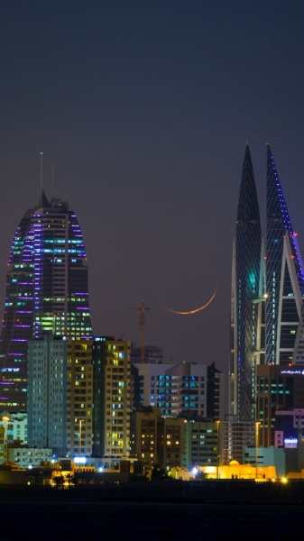 هلال غرة شعبان في سماء مملكة البحرين