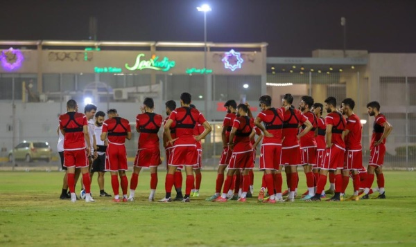 الأحمر يواصل التدريبات استعداداً للكويت بملحق العرب