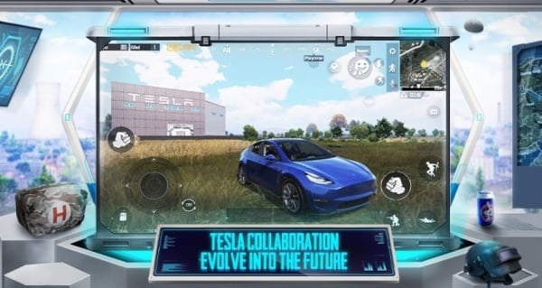 PUBG Mobile تضيف سيارة تيسلا Model Y