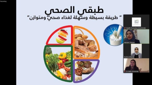 "إدارة تعزيز الصحة" تُنظم ندوة توعوية افتراضية لأنماط الحياة الصحية