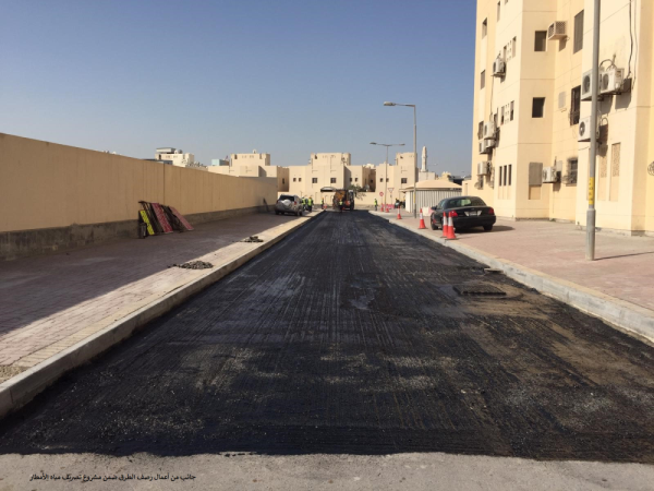 الخياط: 75% نسبة إنجاز مشروع تصريف مياه الأمطار بمنطقة العكر