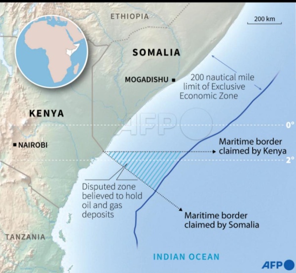 محكمة العدل الدولية تصدر حكمها بشأن نزاع حدود بحرية بين كينيا والصومال