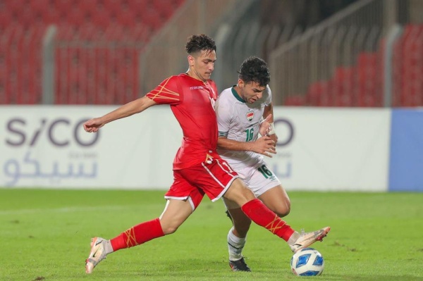 الأحمر الأولمبي يخسر بثلاثية أمام العراق ويدخل دوامة الحسابات للتأهل إلى "نهائيات أوربكستان"