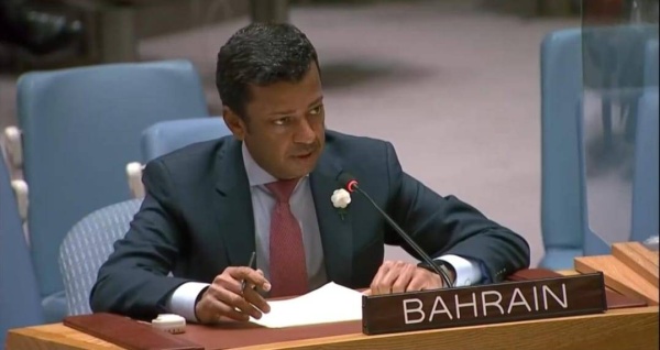 مندوب البحرين في مجلس الأمن: مستمرون بمكافحة الإرهاب وتمويله