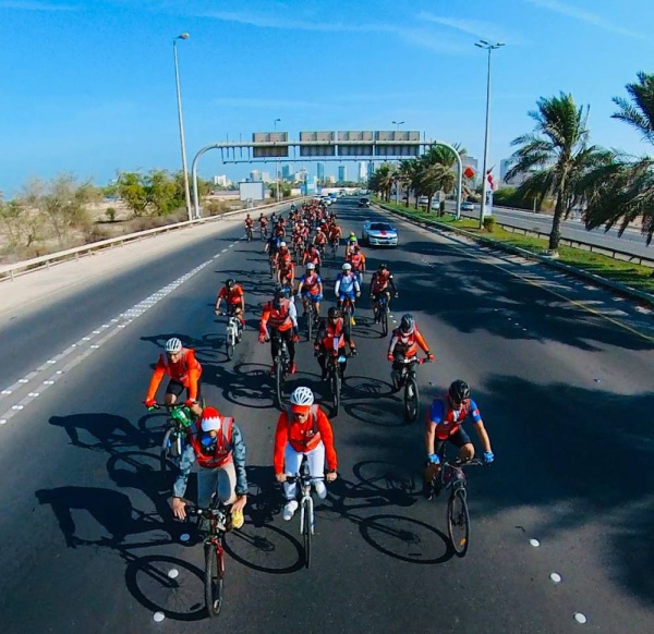 "الشمالية" تنظم مسيرة دراجات بمناسبة الأعياد الوطنية