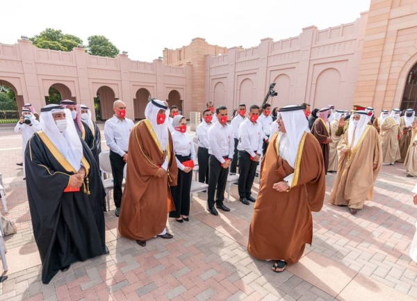 رئيس الحلبة يعرب عن الشكر والتقدير بمناسبة منح أعضاء فريق حلبة البحرين الدولية وسام الأمير سلمان بن حمد للاستحقاق الطبي