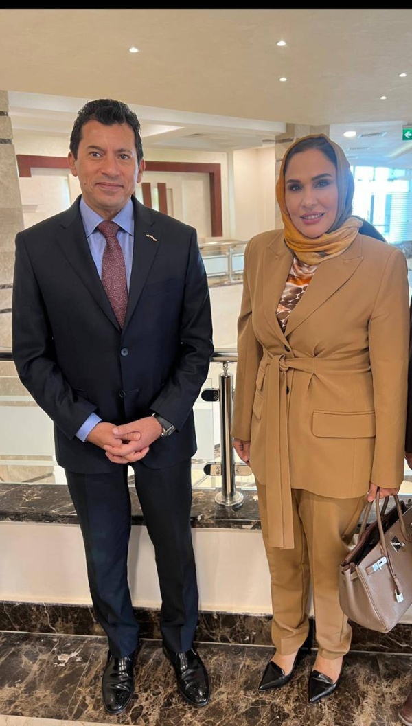 مها آل شهاب: تعزيز سبل التعاون بين البحرين ومصر في دعم الرياضة في مجتمعاتنا العربية