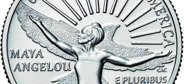 الأمريكية مايا أنجيلو أول سمراء صورتها على عملة معدنية