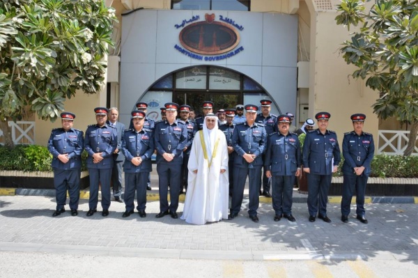 محافظ الشمالية يستقبل رؤساء مراكز الشرطة الجدد بمديرية شرطة الشمالية