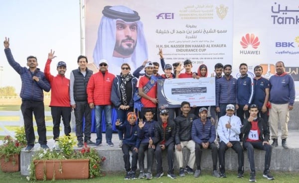 فريق الفرسان يحصد جائزة مسابقة أفضل حالة جواد للقدرة