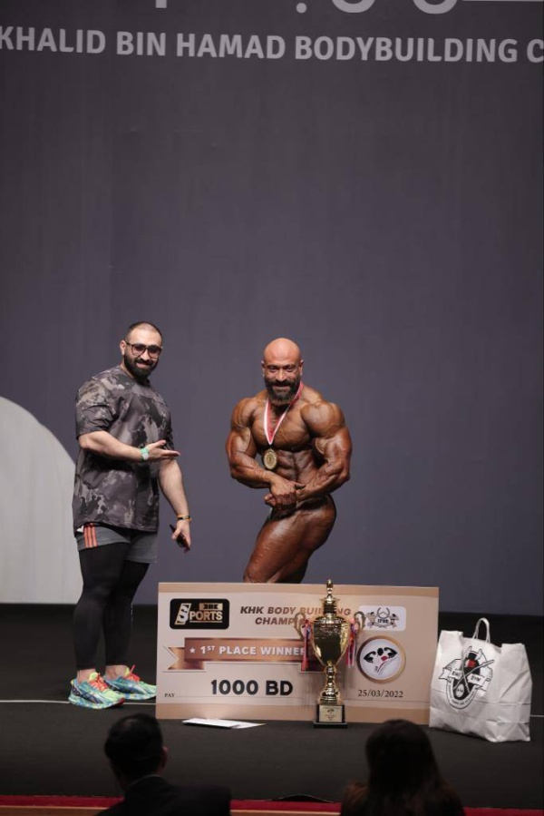 اقبال واسع وحماس جماهيري كبير بأولى نسخ بطولة خالد بن حمد لكمال الأجسام