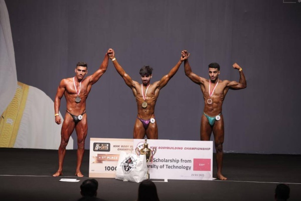 اقبال واسع وحماس جماهيري كبير بأولى نسخ بطولة خالد بن حمد لكمال الأجسام