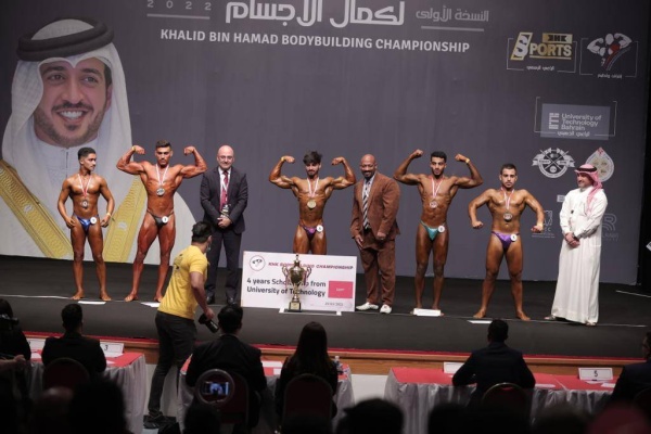اقبال واسع وحماس جماهيري كبير بأولى نسخ بطولة خالد بن حمد لكمال الأجسام