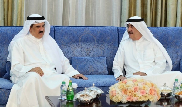 حاكم إمارة عجمان وحاكم إمارة أم القيوين يستقبلان سفير البحرين لدى الإمارات
