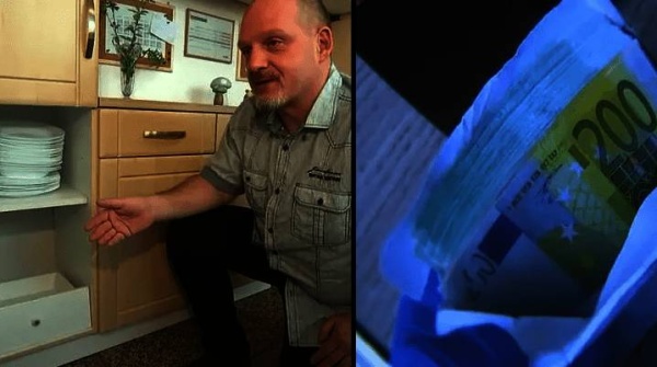 عثر على صندوقين مليئين بالأموال في خزانة مستعملة اشتراها (صور)