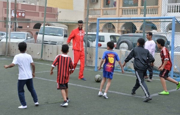 إنشاء ملاعب فرجان ومحلات تجارية بإسكان الزلاق